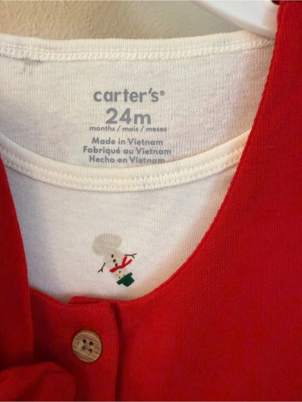 Carters bright red